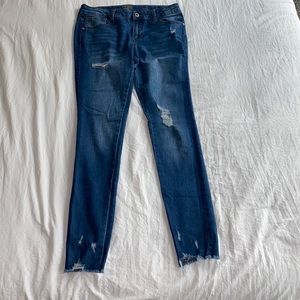 True Craft Girls Distressed Skinny Jeans Sz 14